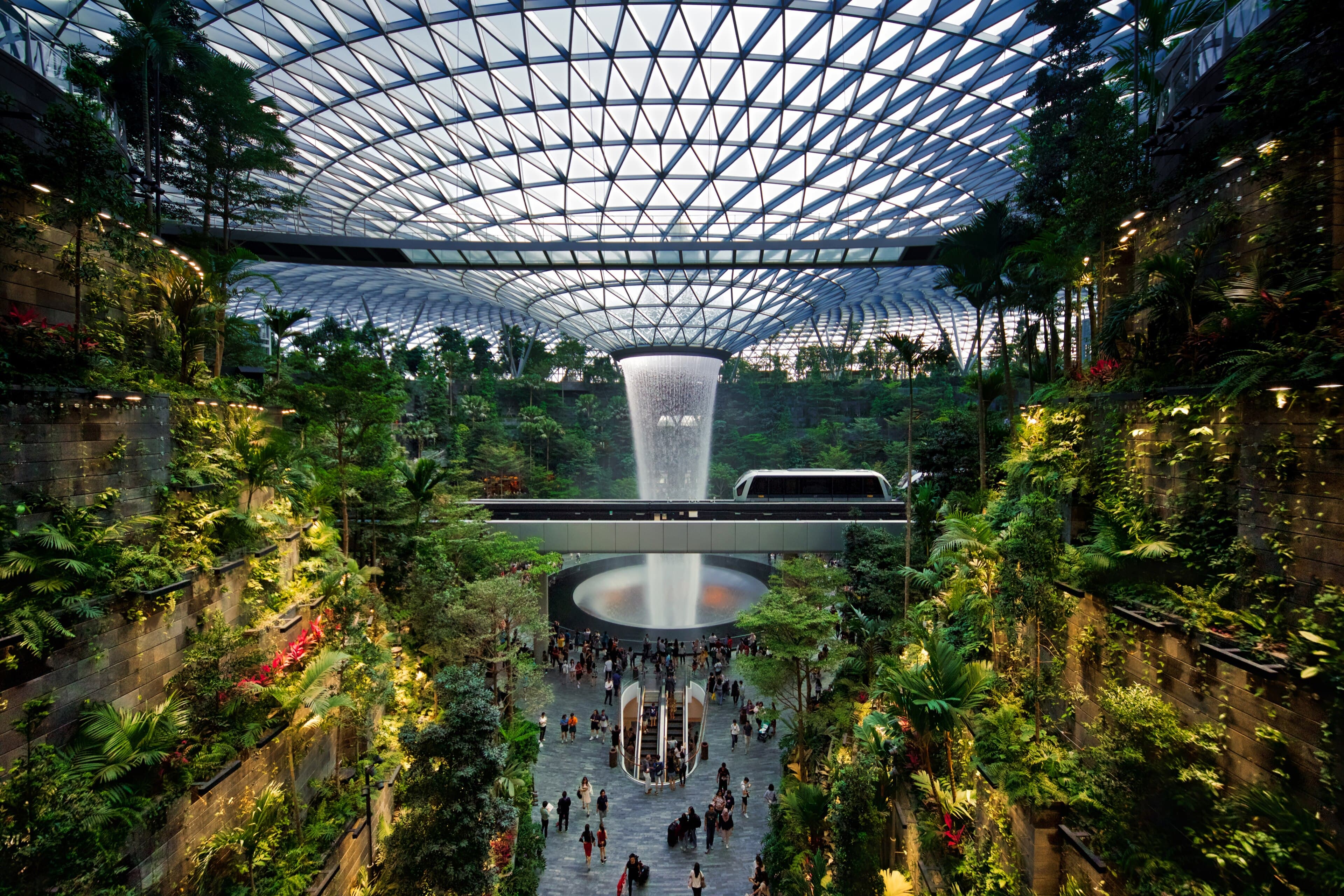 Jewel Singapore indoor vortex